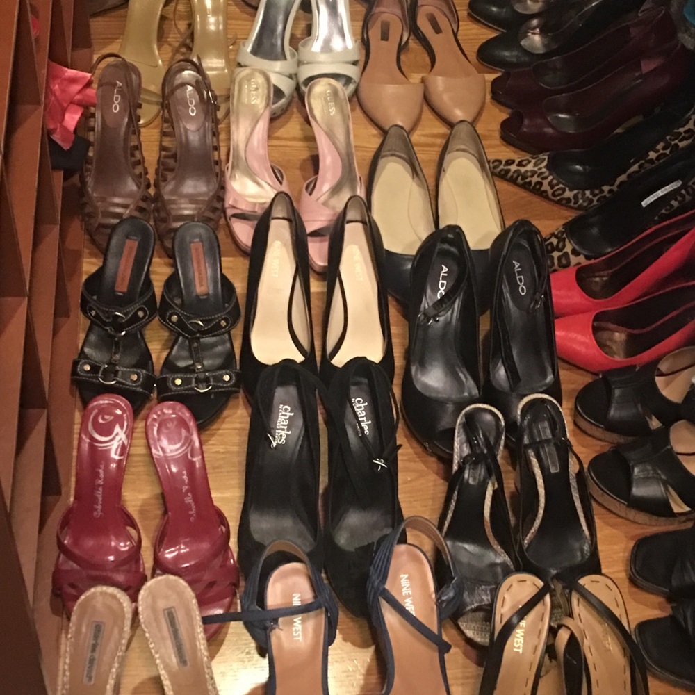 Aldo Charles David Casadei check out my closet!